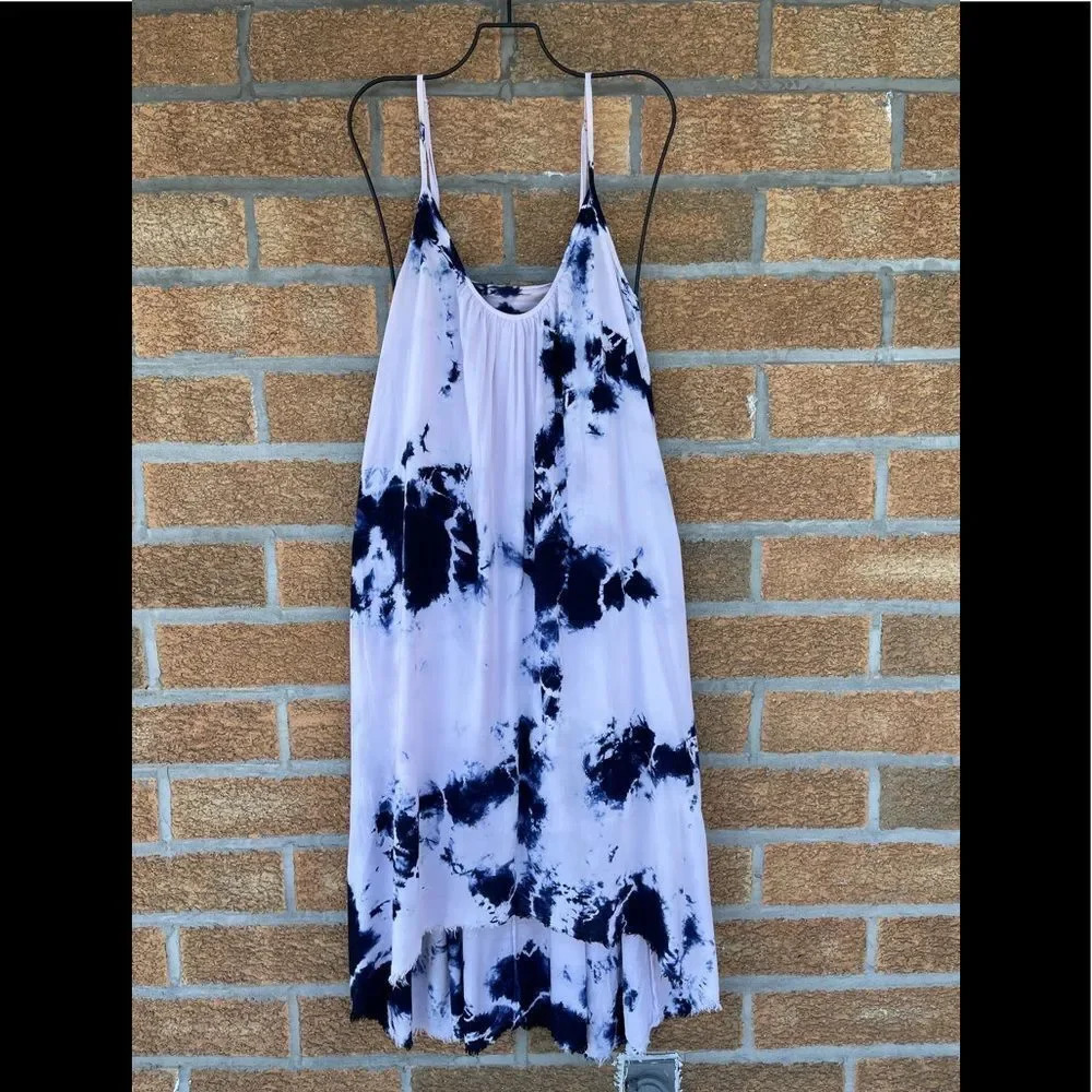 Tina + Jo tie dye high-lo hem dress size XS